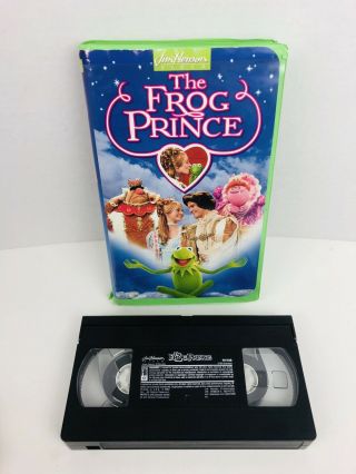 The Frog Prince Vhs Kermit The Frog Clamshell Case Jim Henson Muppets Rare