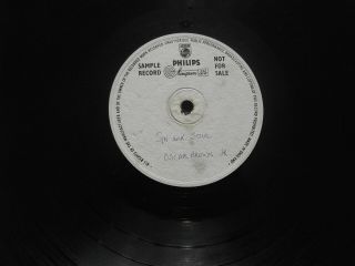 Oscar Brown Jr Sin And Soul Philips White Label Test Pressing Rare N Soul