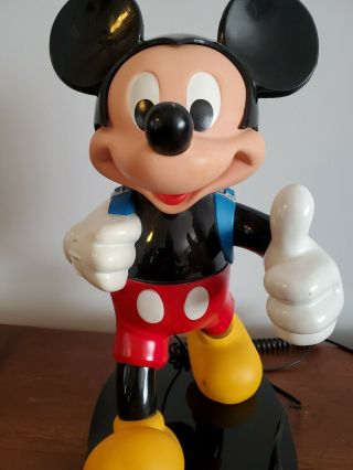 Mickey Mouse Antique Phone 1988 Carefully Stored For 30 Years.