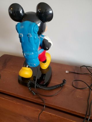 Mickey Mouse Antique Phone 1988 Carefully stored for 30 years. 3