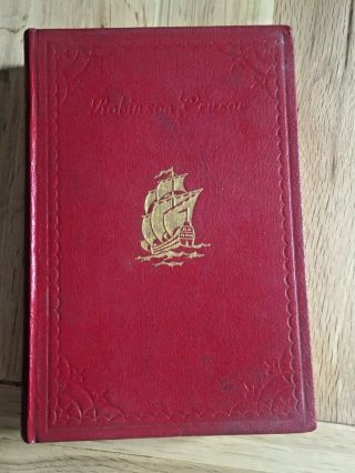 The Life & Surprising Adventure Robinson Crusoe Daniel Defoe Antique Book