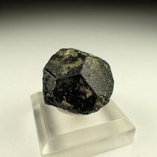 Schorl Fine Crystal From Rare Locality Cyrilov,  Czech Republic