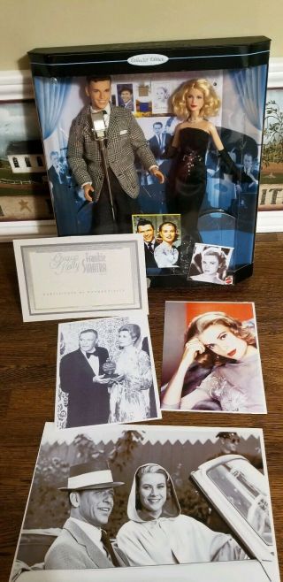 Barbie Grace Kelly & Frank Sinatra Giftset W/ Rare Career/friendship Photos