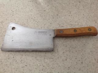 Antique Briddell Large 14 " Meat Cleaver Butcher Knife