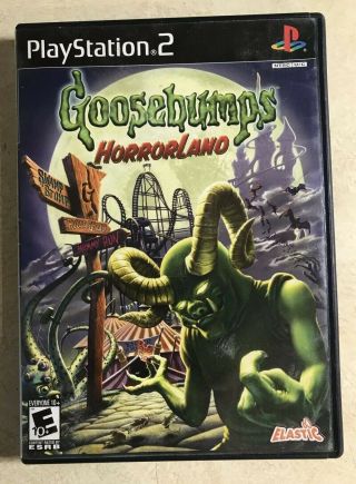 Goosebumps Horrorland - Sony Playstation 2 - Complete & Rare