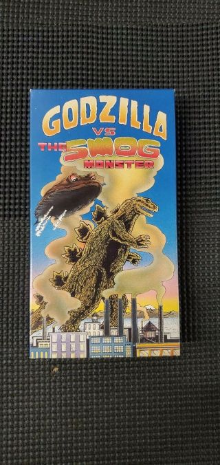 Rare Godzilla Vs The Smog Monster 1989 Vhs