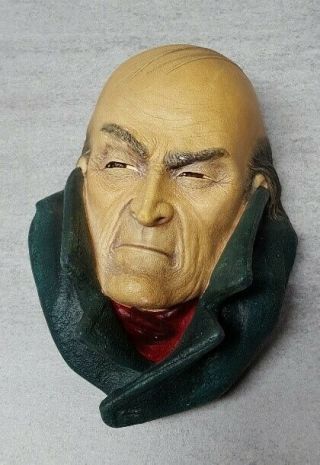 Antique Collectors Bossons Head Wall Art Plaque Chalkware England Moriarty
