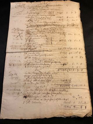 Antique Manuscript 1689