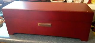 Bradford Exchange Deluxe Coin Case Storage Box For Silver Dollars Rare