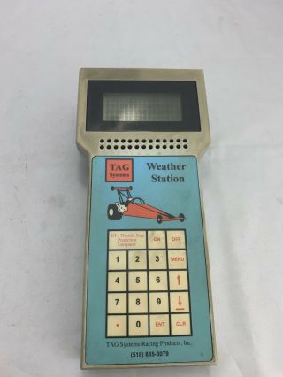 Tag Systems Racing Weather Station - Rare Please Read