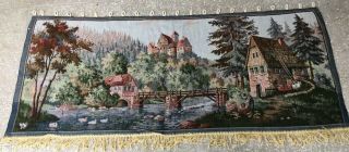 Pictorial Tapestry Woven Vintage Size: 164.  59 X 70.  10 Cm