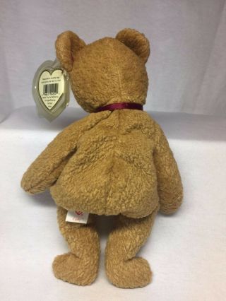 Curly The Bear Rare Retired TY Beanie Baby Swing & Tush Tag Typo Errors Stamp 2