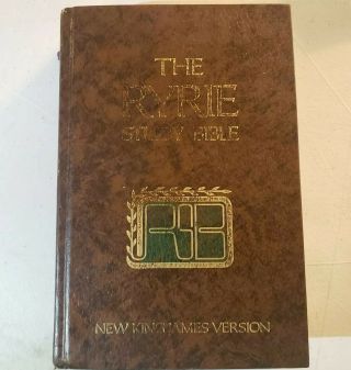 The Ryrie Study Bible - King James Version (1985,  Hardcover) Rare