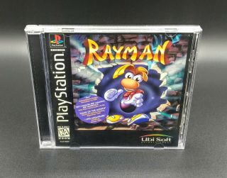 Rayman Playstation Ps1 Ps2 Ps3 Black Label Jewel Case Variant Rare