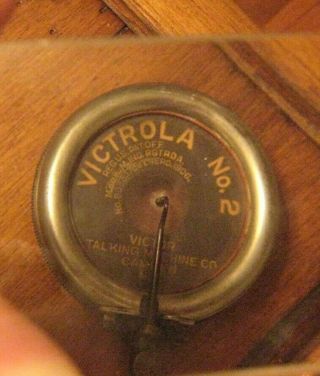 Antique Victor Talking Machine Co.  Victrola No.  2 Phonograph Reproducer No.  6035
