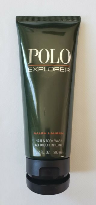 Polo Explorer By Ralph Lauren Hair And Body Wash 6.  7 Fl.  Oz.  200 Ml.  Rare