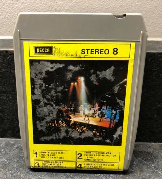 The Rolling Stones: Gimme Shelter Rare Uk Import 8 Track
