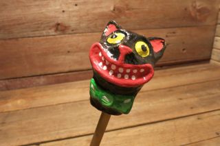 Vintage Rare Halloween Shaker Black Cat Halloween - Awesome Piece
