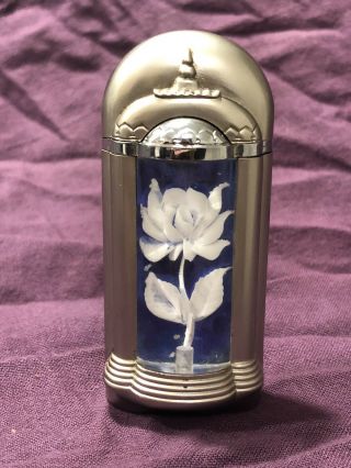 Vintage Rare Novelty 3d Flower Butane Cigar Pipe Lighter