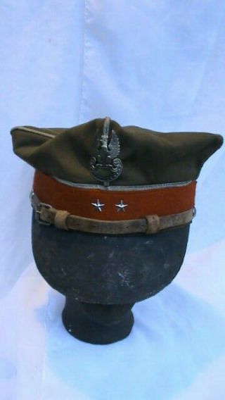 Polish Old Military Police Officer Cap - Very Rare - Bargain