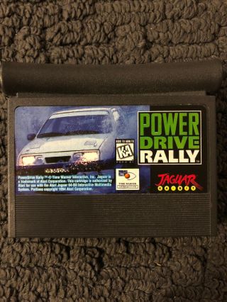 Power Drive Rally (atari Jaguar,  1995) Rare Game Cart