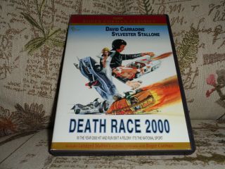 Death Race 2000 Dvd Oop Rare David Carradine Sylvester Stallone Martin Kove