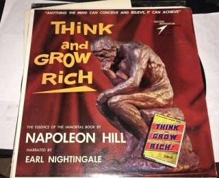 Napoleon Hill Earl Nightingale Think And Grow Rich 1961 Telepathy Hypnosis Rare