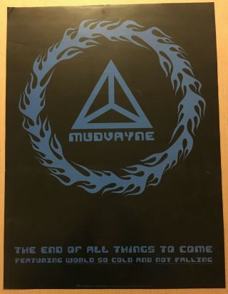 Mudvayne Rare 2003 Promo Poster For End Cd 18 X 24 Usa Never Displayed
