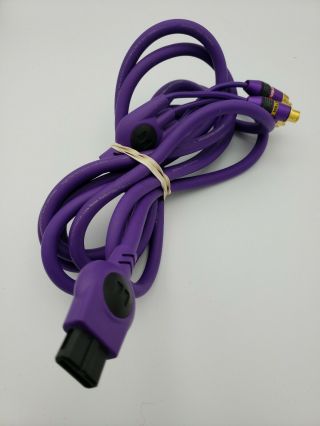 Monster Cable Purple S - Video Cable - Nintendo Gamecube,  N64,  Snes Rare -