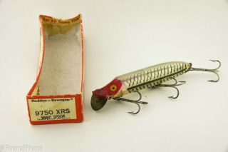 Vintage Heddon Vamp Spook Minnow Antique Fishing Lure Bottom Et3