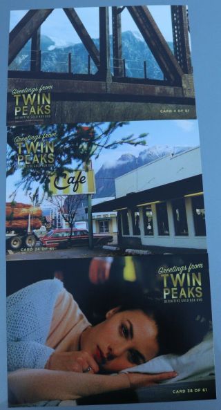 Twin Peaks - The Definitive Gold Box Ultra Rare Postcards (3)