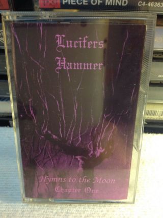 Lucifers Hammer Rare Death Metal Cassette Hymns To The Moon Chapter One Oop