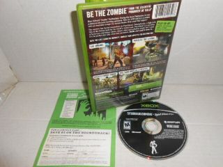 XBOX ONLY RARE STUBBS THE ZOMBIE REBEL VIDEO GAME GAME INSERT ASPYR MATURE 2