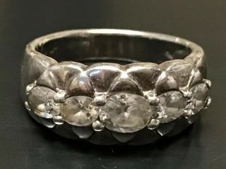 Antique Early 1900’s Sterling Silver Ring Sz 6 Jewelry Setting Wow