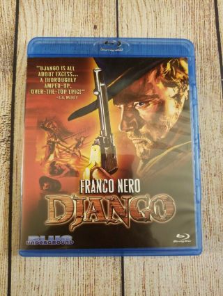 Django (blu - Ray,  2010) Oop & Rare.  Franco Nero.  Blue Underground.  Like