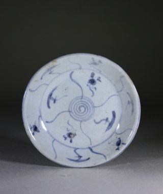 Antique Chinese Porcelain Saucer Dish 1800s
