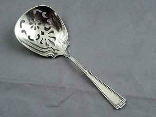 Antique Gorham Sterling Silver Etruscan Greek Key Bon Bon Spoon Ca 1913