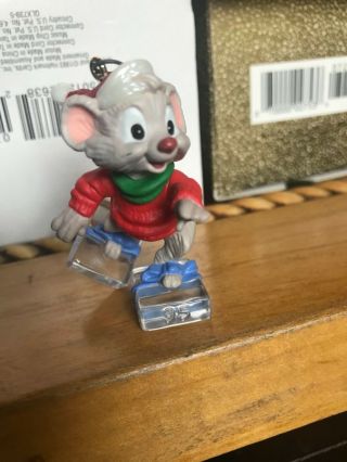 Hallmark Keepsake Ornament 1995 Mouse On The Ice RARE Vintage Christmas 3
