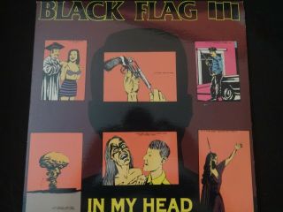 Black Flag " In My Head " Lp.  1st Pressing (sst 045) 1985.  Very Rare