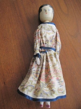 ANTIQUE WOODEN PENNY DOLL MADE IN GERMANY LATE 1800 2