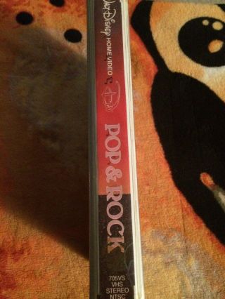 Disney - DTV: Pop & Rock (705VS) VHS (White Clam Shell) Rare 2