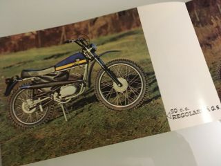 vintage MOTO GORI sport GS 50 125 motorcycle racing barn find part RARE brochure 2