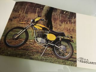 vintage MOTO GORI sport GS 50 125 motorcycle racing barn find part RARE brochure 3