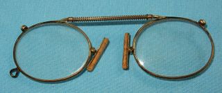 Antique Gold Filled Pince Nez Spectacles Glasses