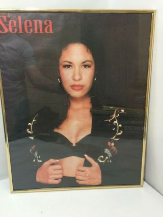 Rare Selena Quintanilla Vintage Poster 16x20 Framed -