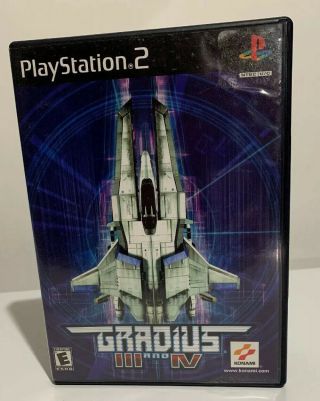Gradius Iii And Iv (ps2 Sony Playstation 2) Rare And Complete