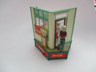 Vintage Enesco Coca - Cola Dixon ' s Grocery Multi - Action Music Box - RARE 2