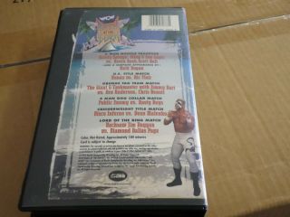 WCW BASH at the BEACH 96 ' wrestling wwe 1996 Rare OOP Randy Savage Lex Luger 2