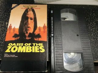 Oasis Of The Zombies Rare Vhs 1981 North African Desert Horror Nightmare