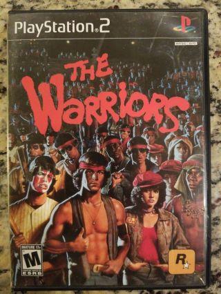The Warriors (ps2,  2005).  Complete Black Label,  Rare